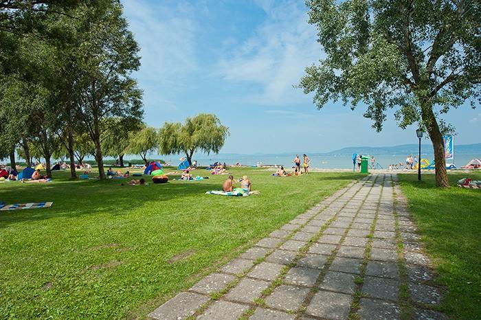 Lellei vízparti apartman homokos strandnál Balatonlelle Exterior foto